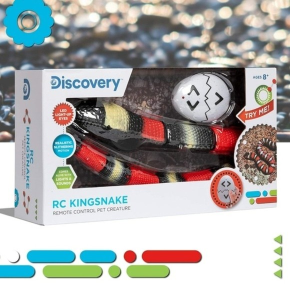 Discovery Kids Remote Controlled King Snake, Realistic Slithering RC Reptile NIB - Picture 5 of 6